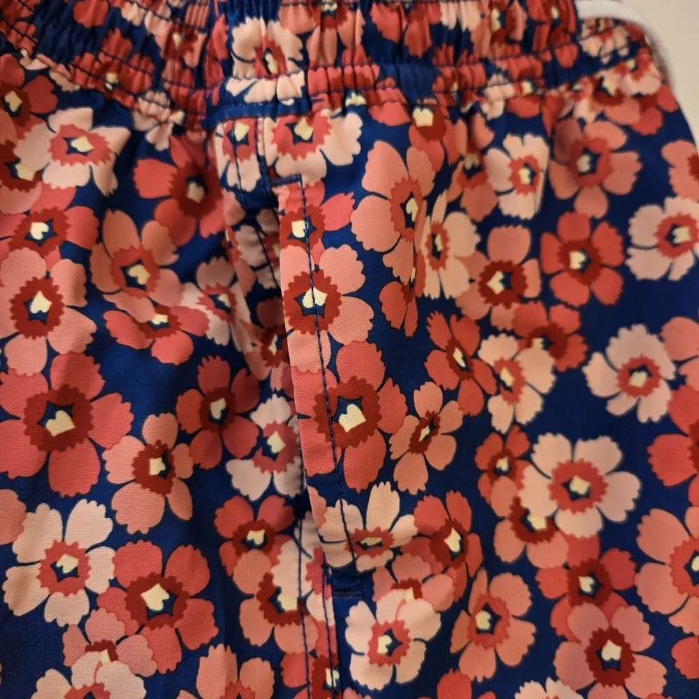 Crewcuts J.Crew Floral Boys Swim‎ Trunks Size 2 Board Shorts Pockets Resortwear